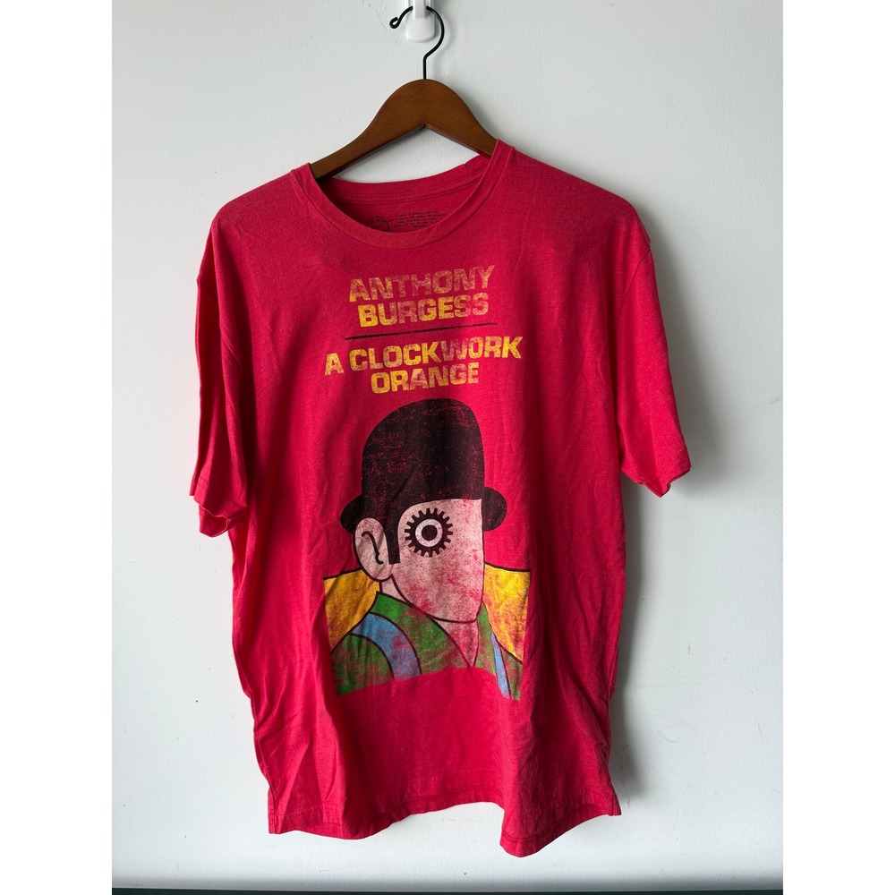 Out of Print Anthony Burgess A Clockwork Orange Red Graphic T-Shirt XL